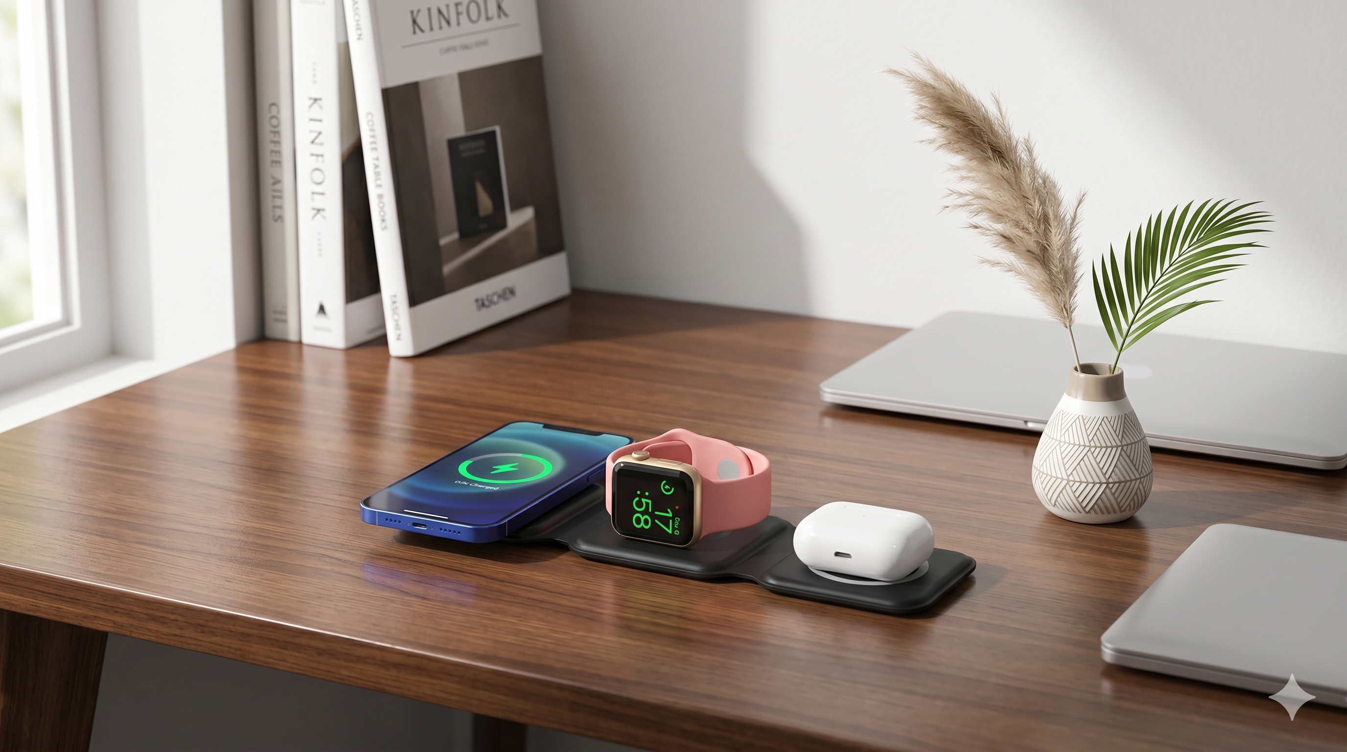 NeoPower™ Ampère - Stazione di ricarica magnetica e wireless 3 in 1