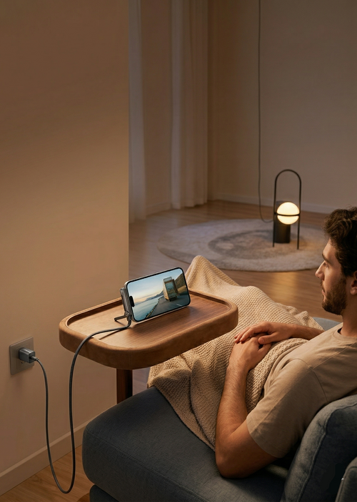 NeoPower™ Marconi - Cavo di ricarica invisibile con supporto