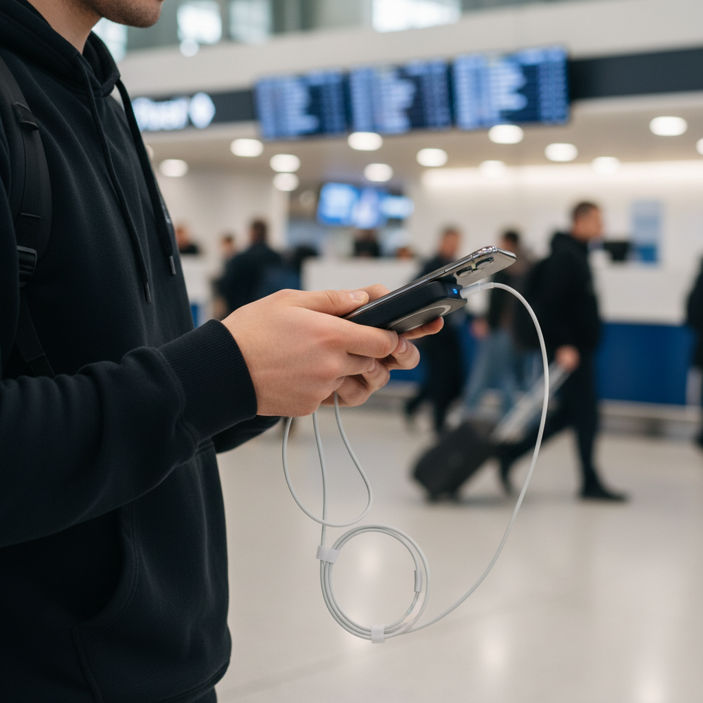 NeoPower™ Edison - Powerbank 50k mAh magnetico sottile rapido