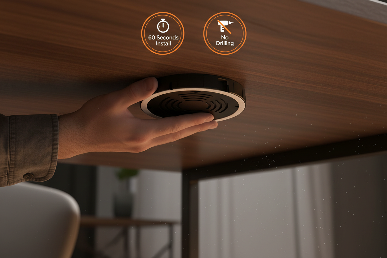 Installazione con prodotto reale