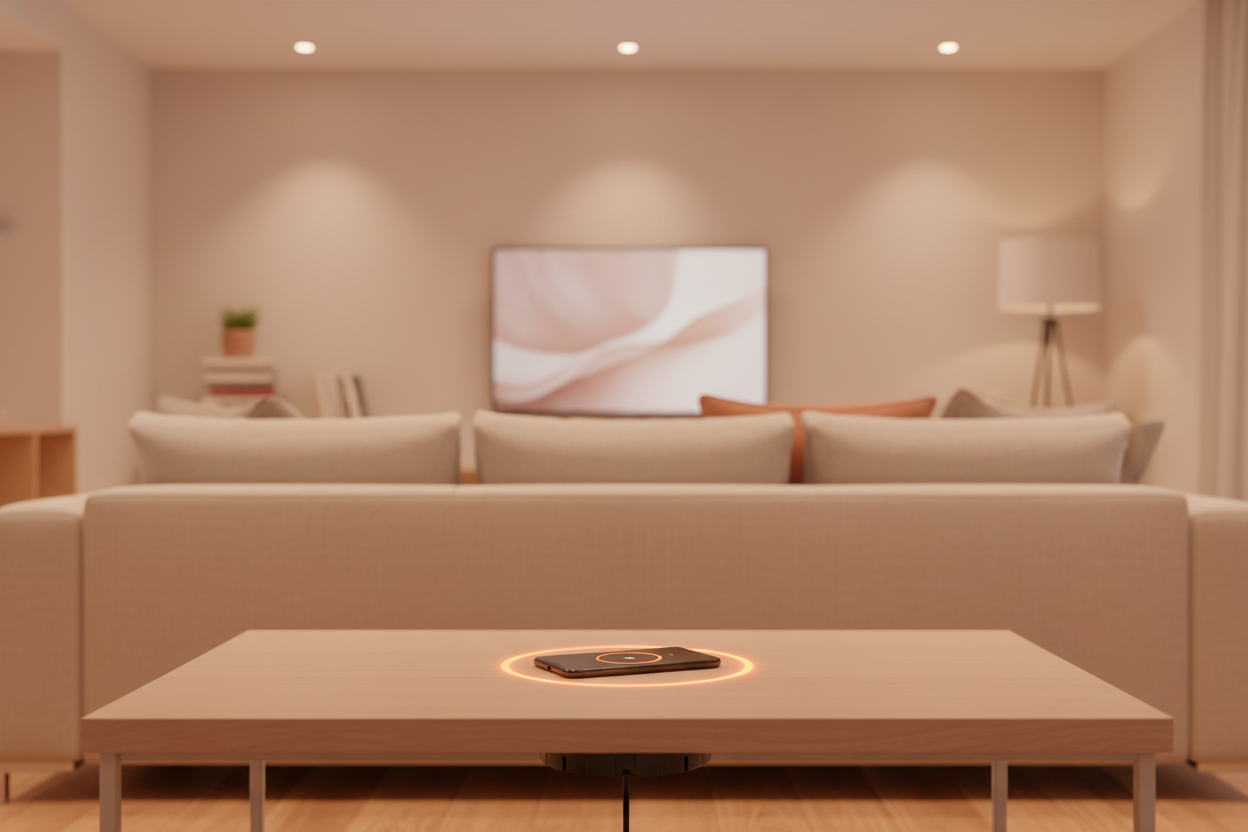 Living Room Wireless Charging