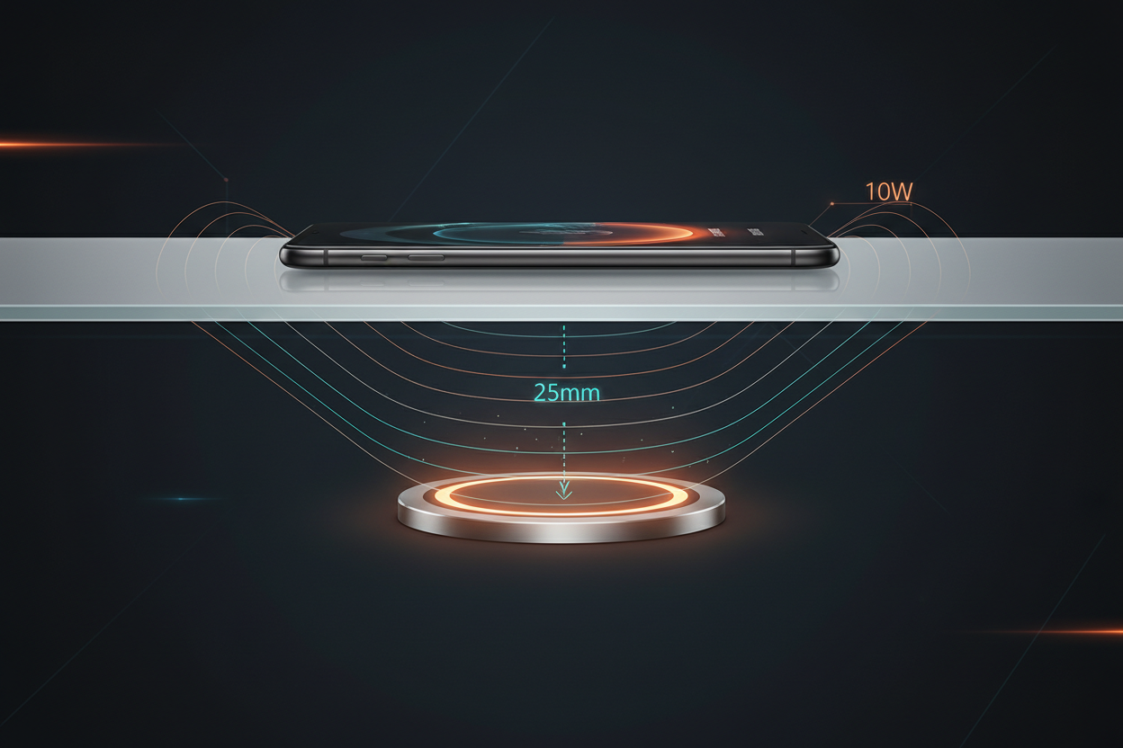 Wireless Charger Through Surface